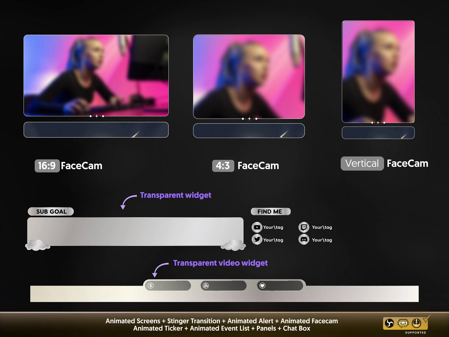Atmosphere Animated Stream Package