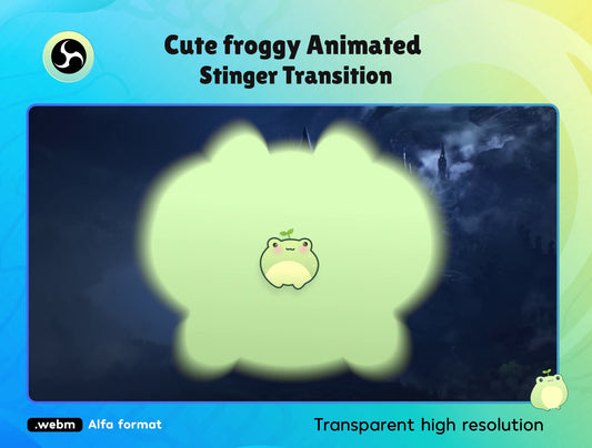Froggy Transition - Stream Transition - Twitch Transition Animation
