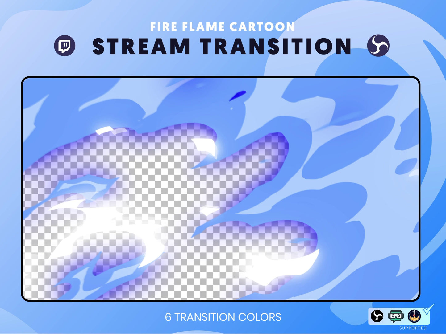 Cartoon Transition | Colorful Stream Transition