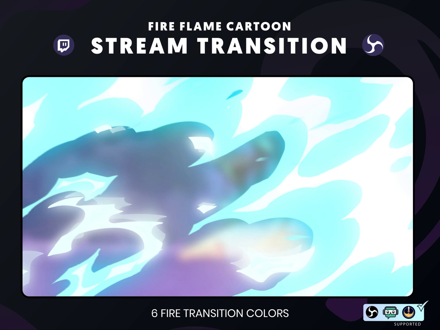 Cartoon Transition | Colorful Stream Transition